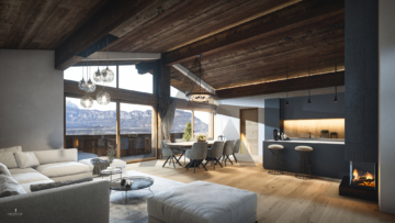 Dachgeschosswohnungen in sonniger Lage mit Blick auf den Wilden Kaiser, 6380 St. Johann in Tirol, Etagenwohnung